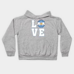 Argentina Football Supporter Kids Hoodie